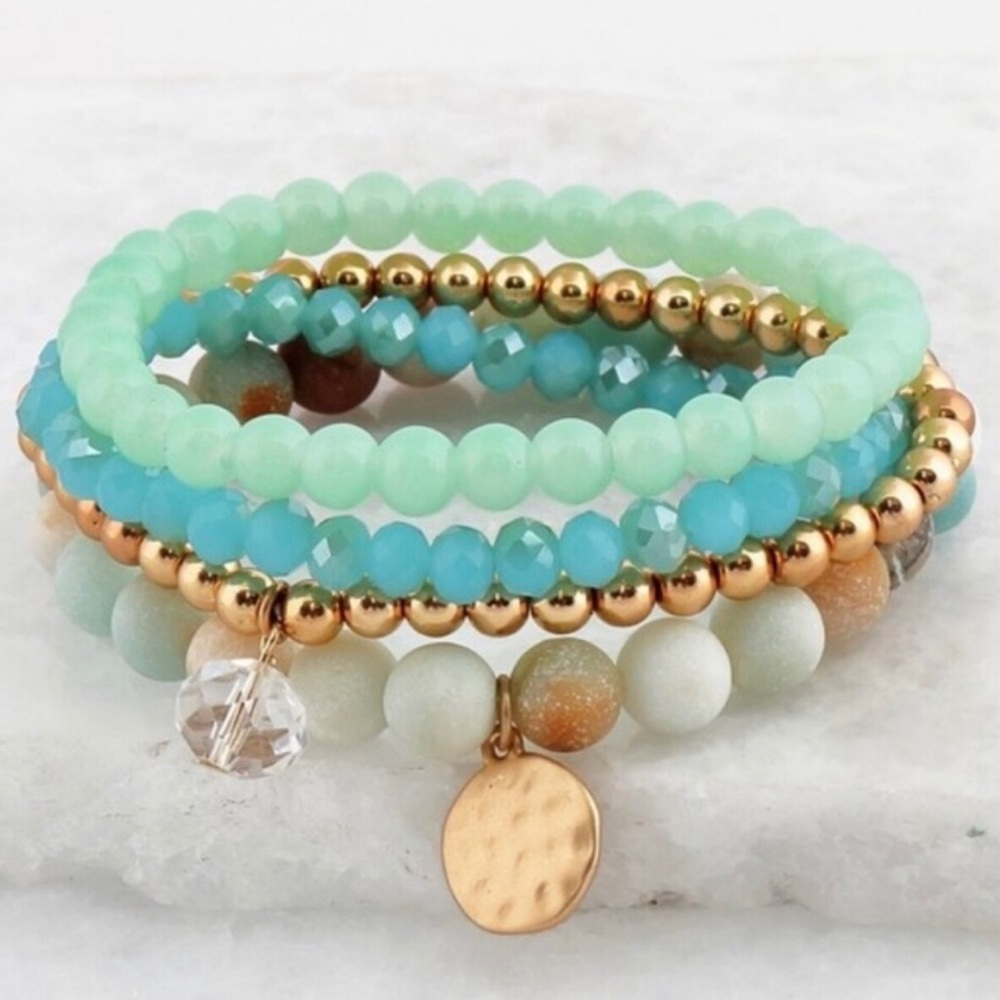 FALL | 🍁 Amozonite Bracelet Set